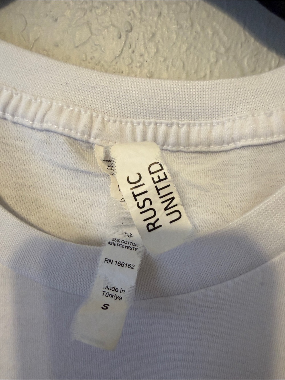 Feminine White Tee with Red Slogan - Picture 4 of 5